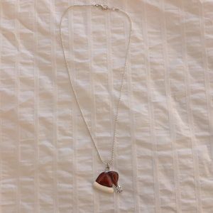 Santa hat necklace